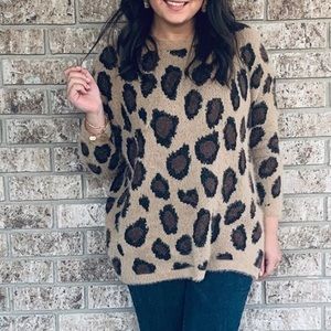 Oversized Leopard Sweater: Altar’D State